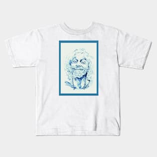 Catweazle (blue) Kids T-Shirt